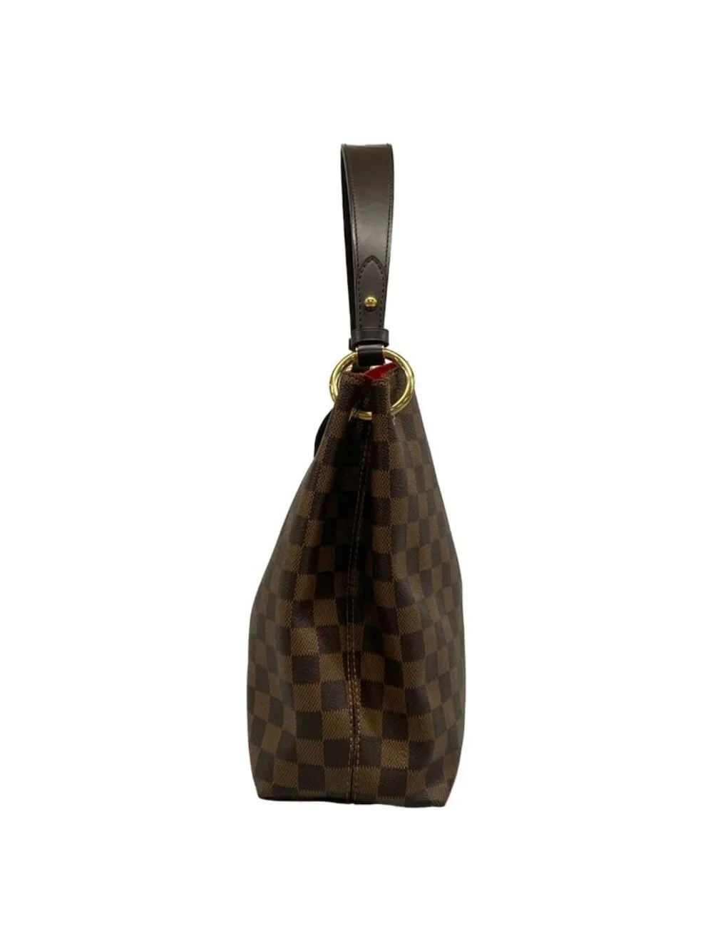Louis Vuitton Shoulder Bag Damier Gray Souffle PM Ebene